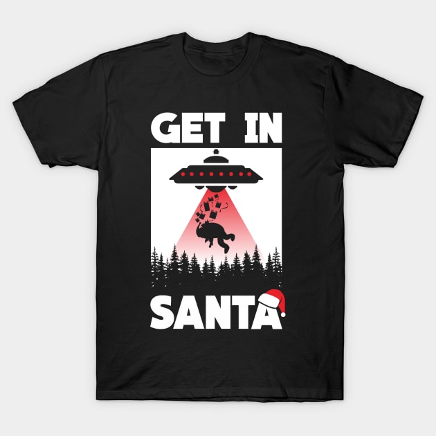 Get in santa gift T-Shirt by daizzy